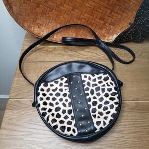 Michel Orlean fun circular leather bag / purse made in Paris